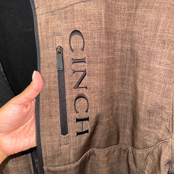 CINCH Brown Softshell Jacket – Men’s XXL (Full Zip) - Picture 3 of 4